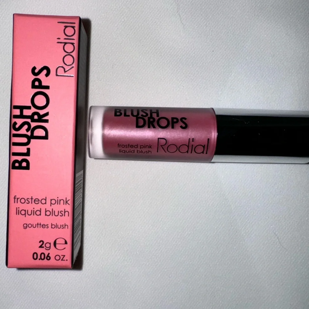 Rodial Blush Drops in Frosted Pink Liquid Blush, Travel Size 2g, NEW